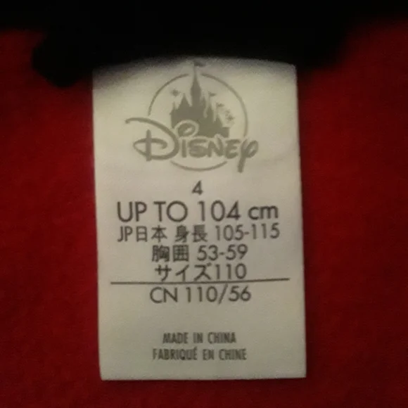 💥💥 3 for 10 💥💥4t girls mini mouse zip up hoody - Picture 8 of 8